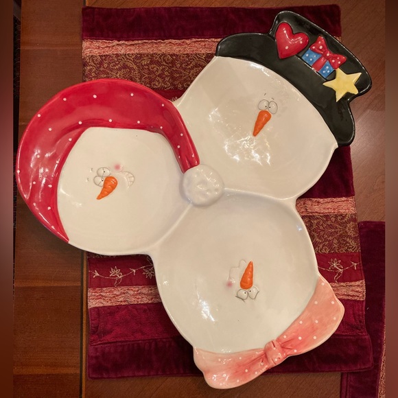 Other - Winter Snowman Platter